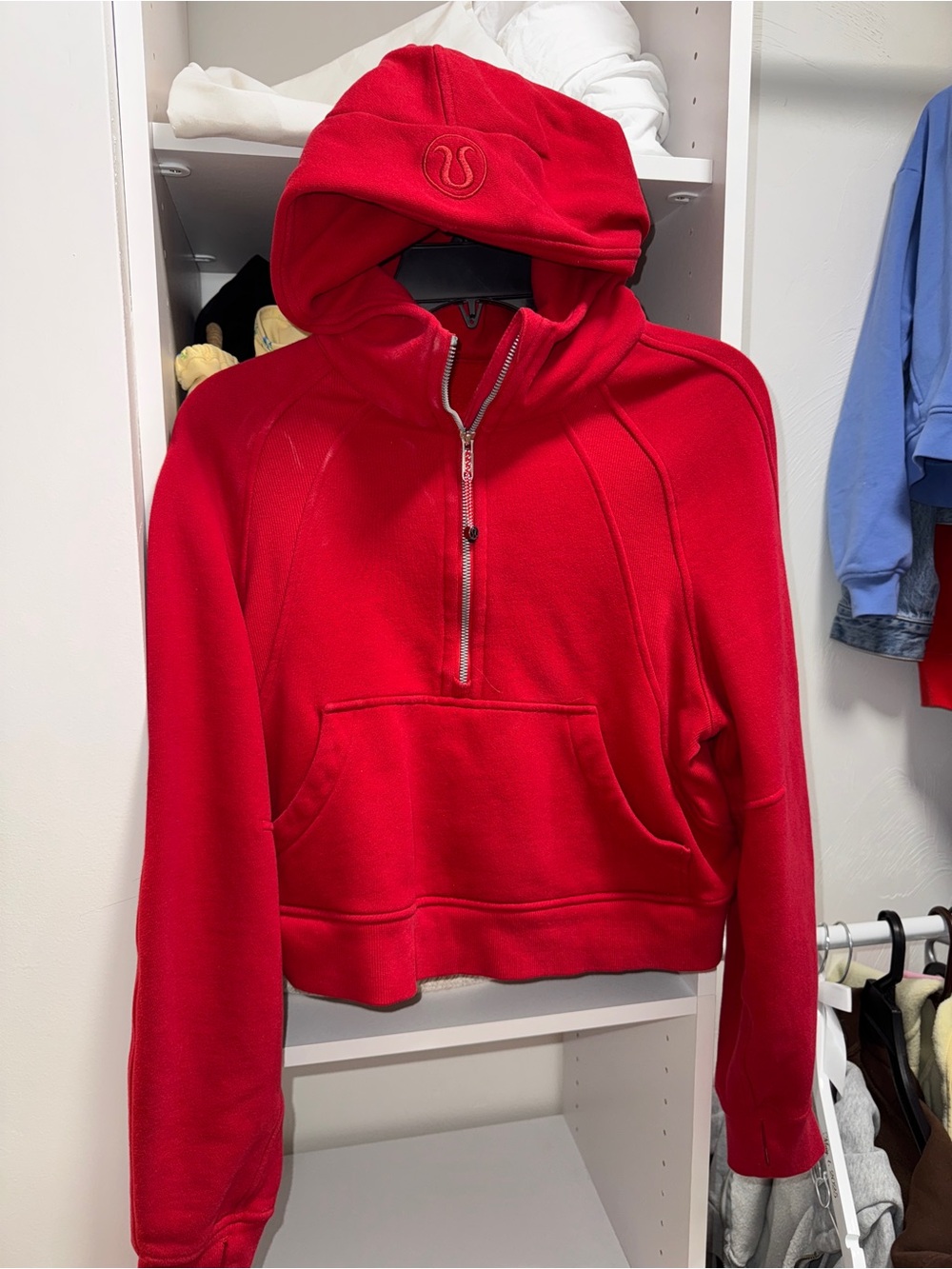 Lululemon Scuba Half-Zip Hoodie Red Size XS/S